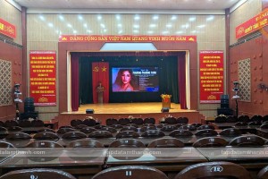 Lắp đặt hệ thống âm thanh phòng họp, hội trường Trung tâm chính trị huyện Thái Thụy - Thái Bình